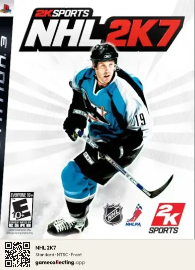 NHL 2K7 PlayStation 3, NTSC box front