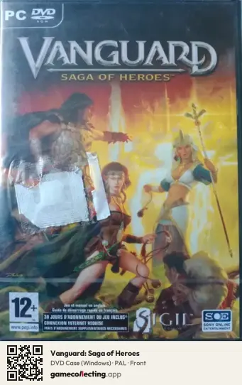 Vanguard: Saga of Heroes Computer, PAL box front
