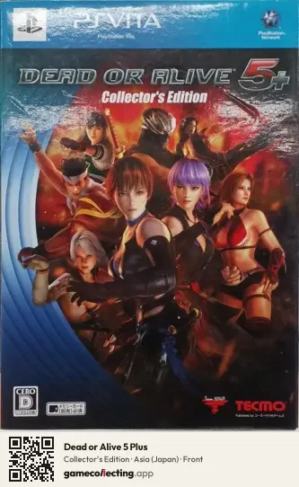 Dead or Alive 5 Plus PlayStation Vita, Asia box front