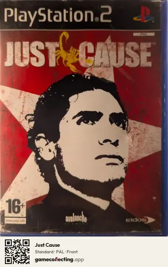 Just Cause PlayStation 2, PAL box front