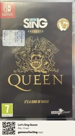Let's Sing Queen Nintendo Switch, PAL box front