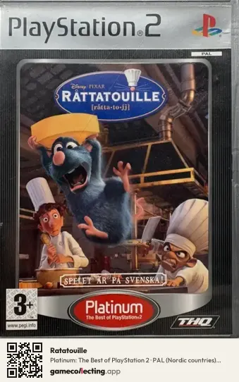Ratatouille PlayStation 2, Nordic countries box front