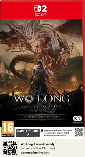 Wo Long: Fallen Dynasty Nintendo Switch 2, PAL box front