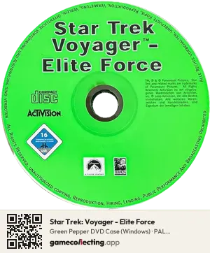 Star Trek: Voyager - Elite Force Computer, PAL disc