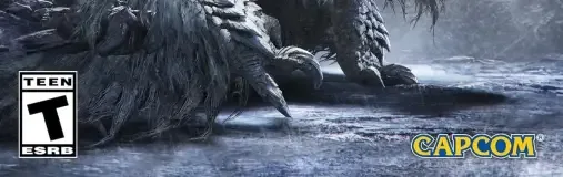 Monster Hunter Wilds, the ESRB box on its front