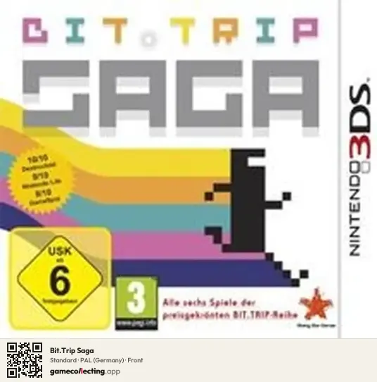 Bit.Trip Saga Nintendo 3DS, Germany box front