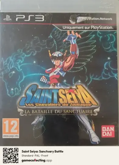 Saint Seiya: Sanctuary Battle PlayStation 3, PAL box front