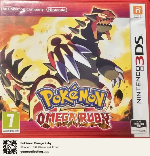 Pokémon Omega Ruby Nintendo 3DS, Germany box front