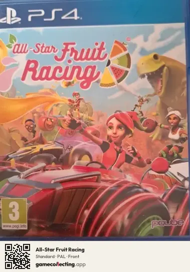 All-Star Fruit Racing PlayStation 4, PAL box front