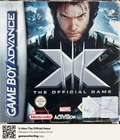 X-Men: The Official Game Game Boy Advance, Germany box front