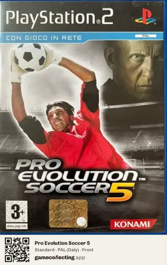 Pro Evolution Soccer 5 PlayStation 2, Italy box front