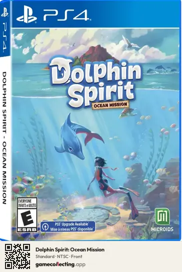 Dolphin Spirit: Ocean Mission PlayStation 4, NTSC box front