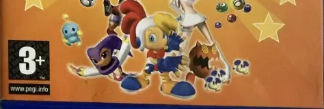 Sega Superstars, the PEGI square on its front