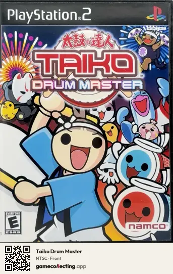 Taiko Drum Master PlayStation 2, NTSC box front