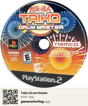 Taiko Drum Master PlayStation 2, NTSC disc
