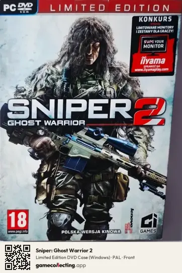 Sniper: Ghost Warrior 2 Computer, PAL box front