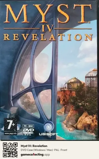 Myst IV: Revelation Computer, PAL box front