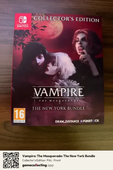 Vampire: The Masquerade: The New York Bundle Nintendo Switch, PAL box front