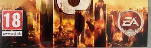 Army of Two: The 40th Day, the PEGI square on its front