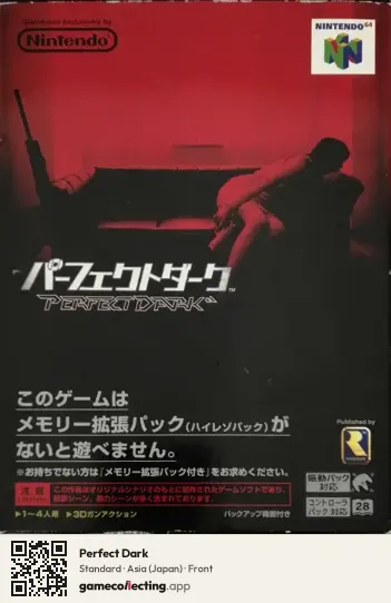 Perfect Dark Nintendo 64, Asia box front