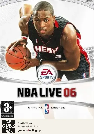 NBA Live 06 Xbox, PAL box front
