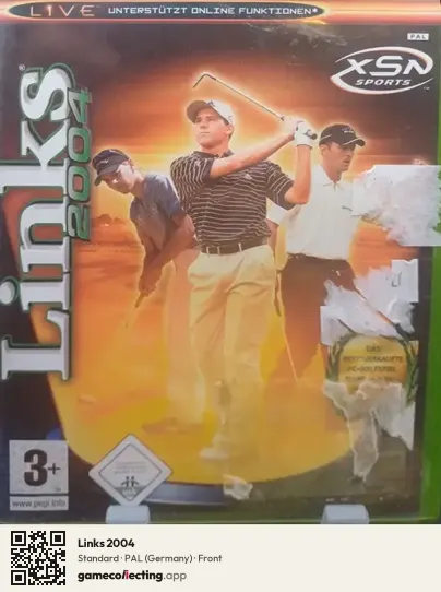 Links 2004 Xbox, Germany box front
