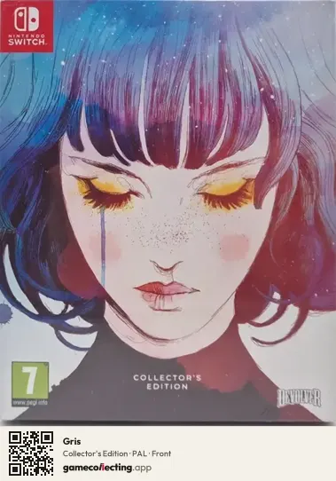 Gris Nintendo Switch, PAL box front