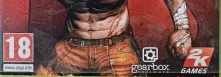 Borderlands, the PEGI square on its front