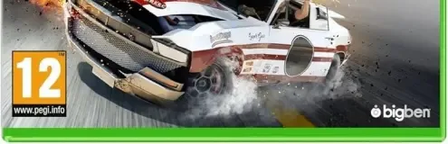 FlatOut 4: Total Insanity, the PEGI square on its front