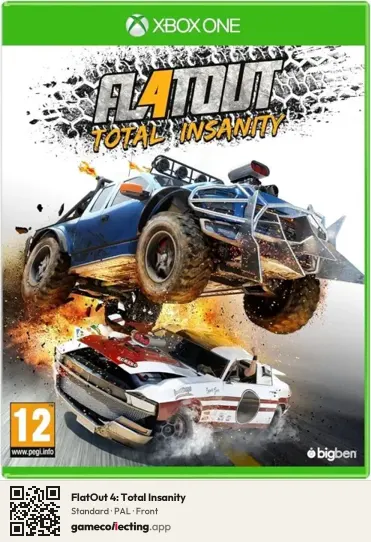 FlatOut 4: Total Insanity Xbox One, PAL box front