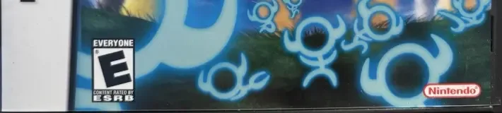 Meteos, the ESRB box on its front