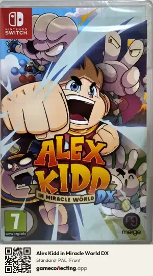 Alex Kidd in Miracle World DX Nintendo Switch, PAL box front