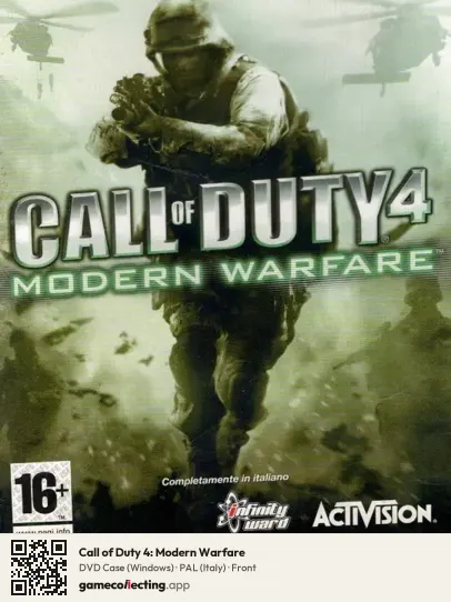 Call of Duty 4: Modern Warfare Computer, Italy box front