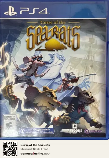 Curse of the Sea Rats PlayStation 4, NTSC box front