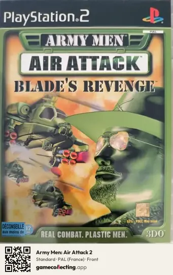 Army Men: Air Attack 2 PlayStation 2, France box front