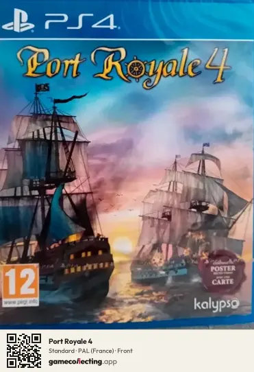 Port Royale 4 PlayStation 4, France box front