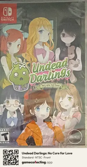 Undead Darlings: No Cure for Love Nintendo Switch, NTSC box front