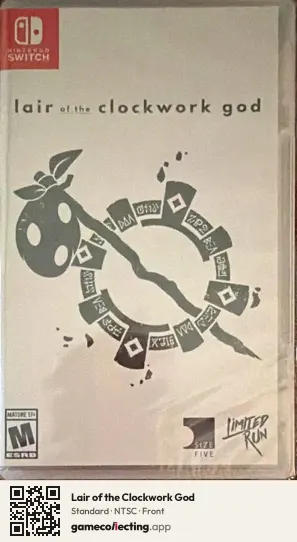 Lair of the Clockwork God Nintendo Switch, NTSC box front