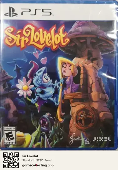 Sir Lovelot PlayStation 5, NTSC box front
