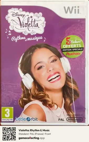 Violetta: Rhythm & Music Nintendo Wii, France box front