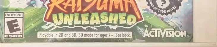 Moshi Monsters: Katsuma Unleashed, the ESRB box on its front