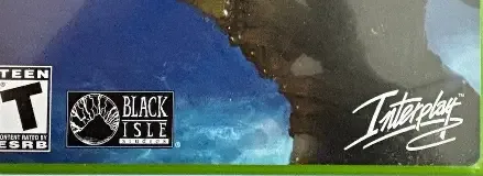 Baldur's Gate: Dark Alliance II, the ESRB box on its front