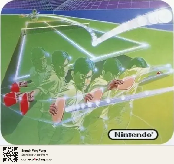 Smash Ping Pong Famicom Disk System, Asia box front