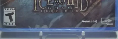 Planescape: Torment and Icewind Dale: Enhanced Editions, the ESRB box on its front