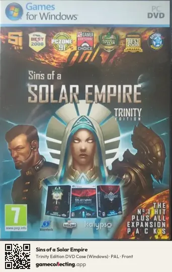 Sins of a Solar Empire Computer, PAL box front