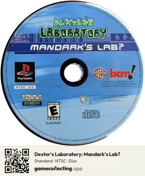 Dexter's Laboratory: Mandark's Lab? PlayStation, NTSC disc