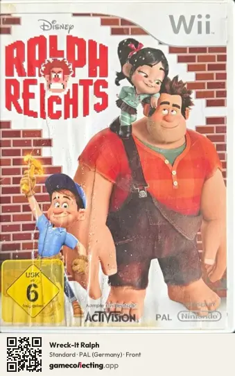 Wreck-It Ralph Nintendo Wii, Germany box front