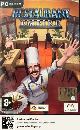 Restaurant Empire Computer, Italy box front