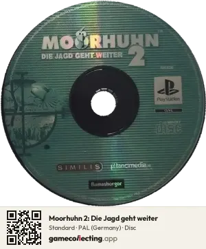 Moorhuhn 2: Die Jagd geht weiter PlayStation, PAL disc