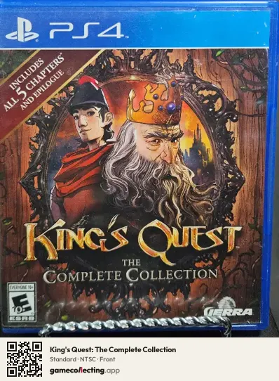 King's Quest: The Complete Collection PlayStation 4, NTSC box front